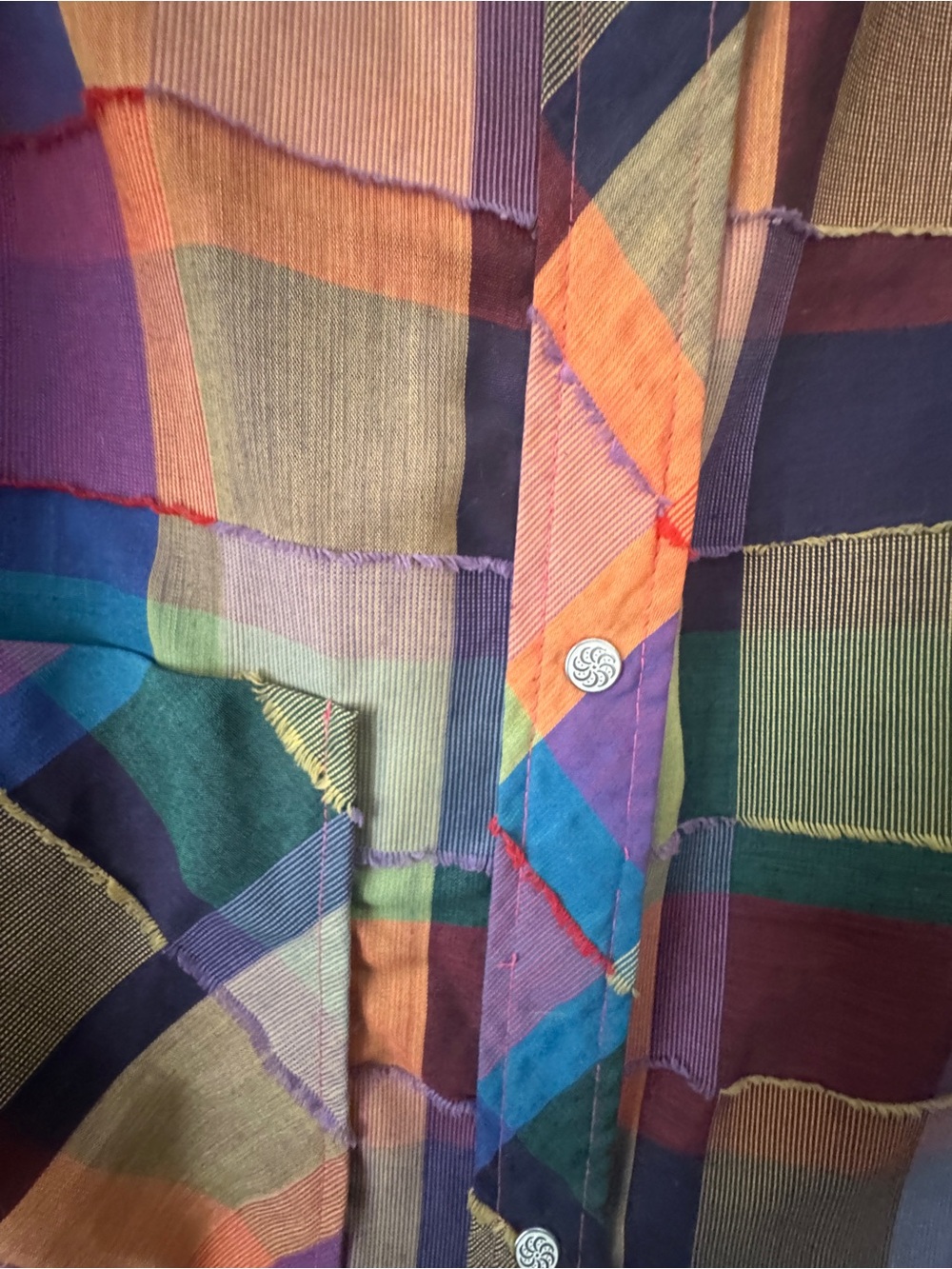 Vintage 70s Dress, Gaymode Penneys Patchwork Maxi Dress Union Made Size S/M - Picture 4 of 9